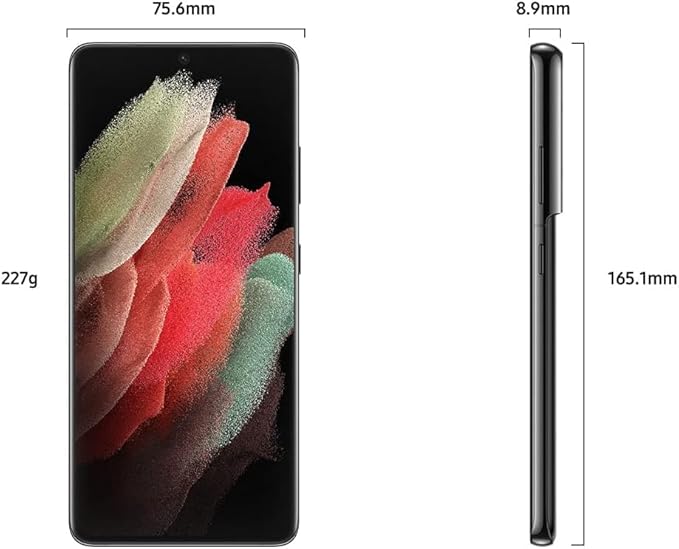 Samsung Galaxy S21 Ultra 5G Pro Grade Quad Camera 100x Space Zoom, 8K Video SIM Smartphone, S Pen Compatible All Day Battery UAE Version Phantom Black 256GB (used)
