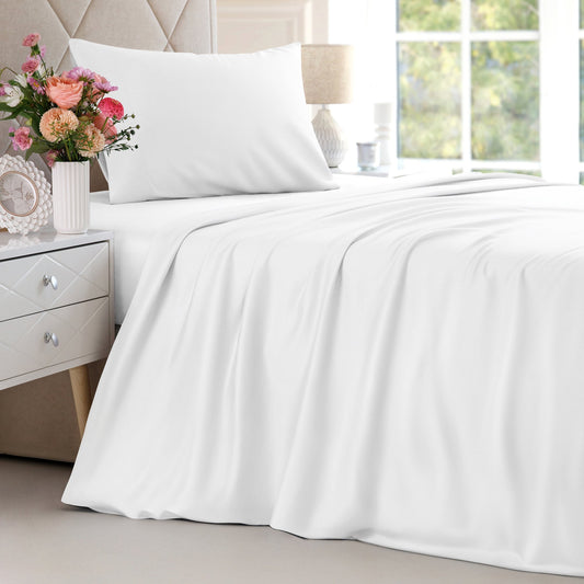 100% Bamboo Sheet Set (White)